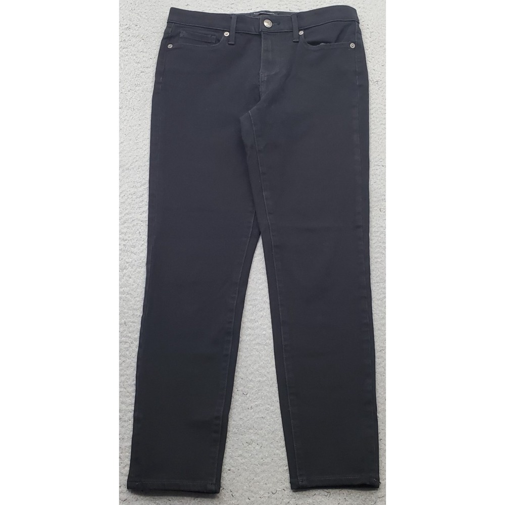 Banana Republic Skinny Jeans Womens 28R Black Premium Denim Stretch Streetwear